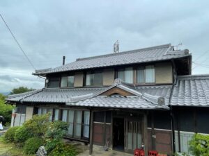 恵那市　和瓦全屋根替え工事